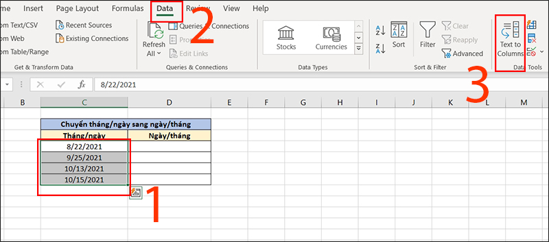 Cách định dạng ngày tháng năm trong Excel có ví dụ cực đơn giản